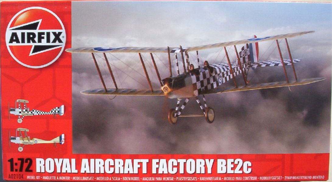 Airfix 72 Royal Aircraft Factory BE2c