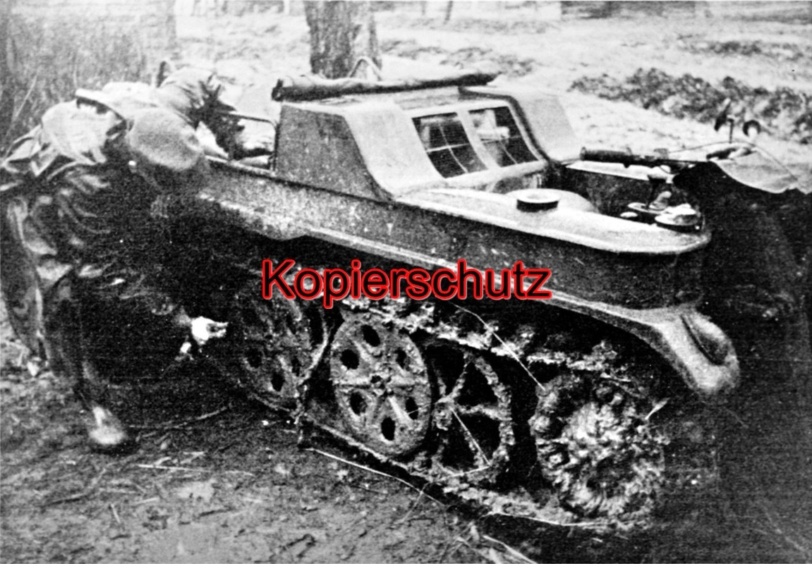 SD KFZ 2 NSU Kettenkrad in Rußland