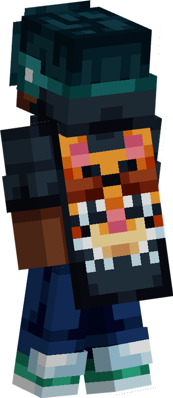 its really coming back... Day 17 of making pmcers in hive style without their permission: Panda_Tyger Minecraft Skin