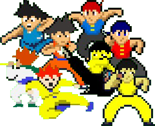 Yie ar Kung fu Goku, Ranma, BruceLee and Jaguar released Neskung