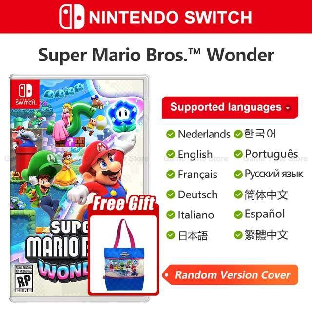 Aliexpress: Super Mario Wonder + Bolso de Regalo con Mercado Pago