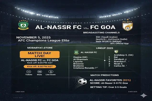 النصر ضد غوا في دوري أبطال آسيا 2