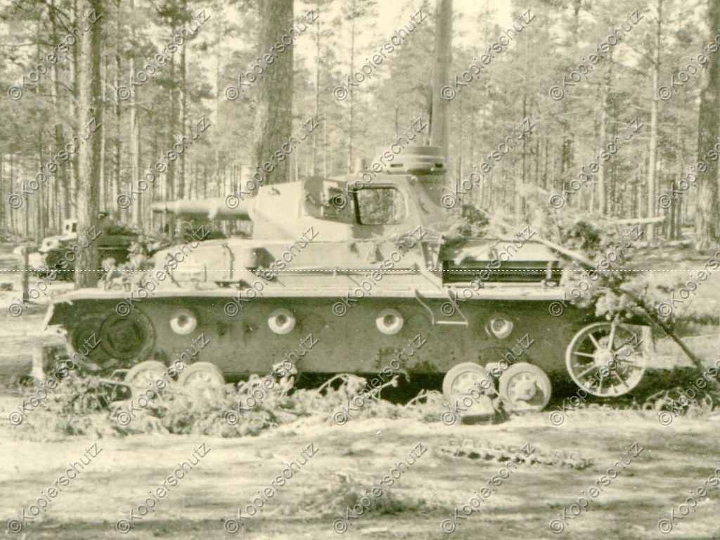 Foto, Wehrmacht, zerstörter Panzer IV, Detail, N