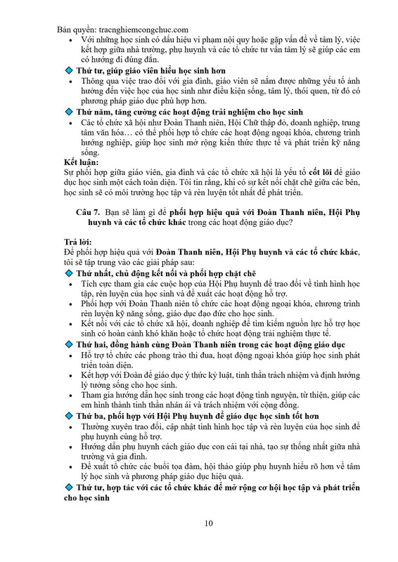 40 câu pv điều lệ 32 2020 thcs thpt-10