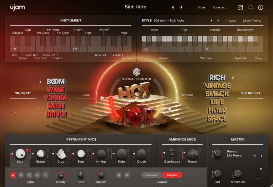 UJAM Virtual Drummer Hot v2.4.1