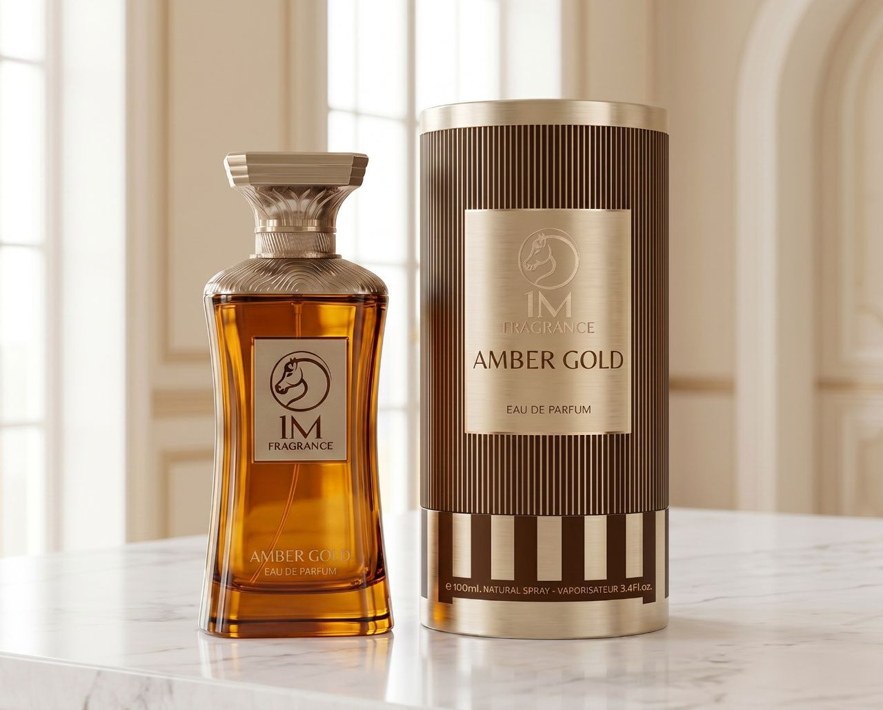 Amber Gold Eau de Parfum 100ml — 1M Fragrance