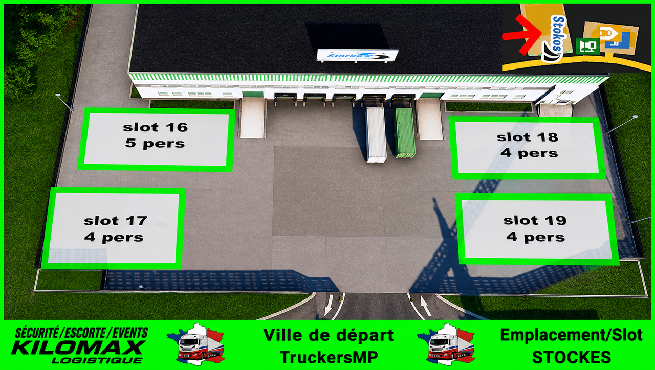 SLOT 16 - Stokes 5 personne reserver  Les Routiers de L'ouest ( LRDL )