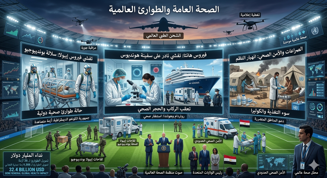 الصحة العامة في مرمى النيران: الطوارئ العالمية بين الأوبئة العابرة للحدود والمسؤولية المشتركة