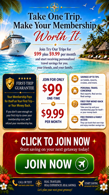 Try Our Trips mobile membership offer