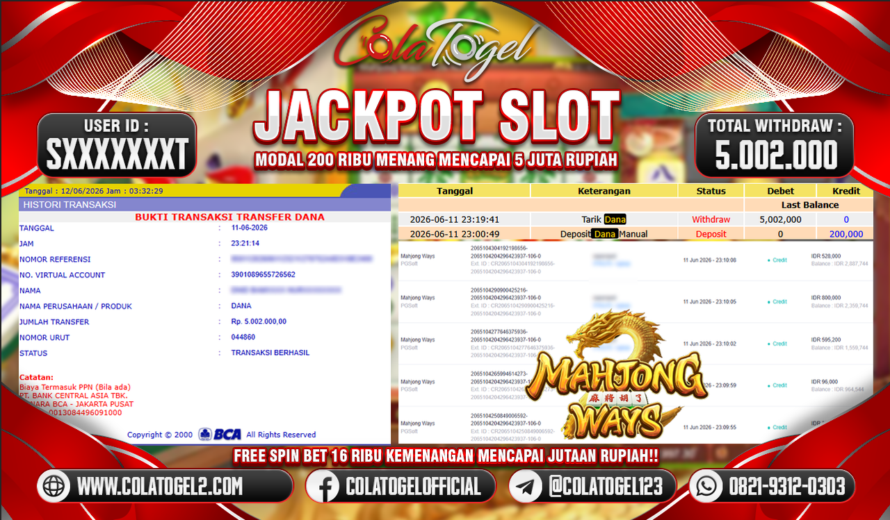 JACKPOT SLOT GACOR!!