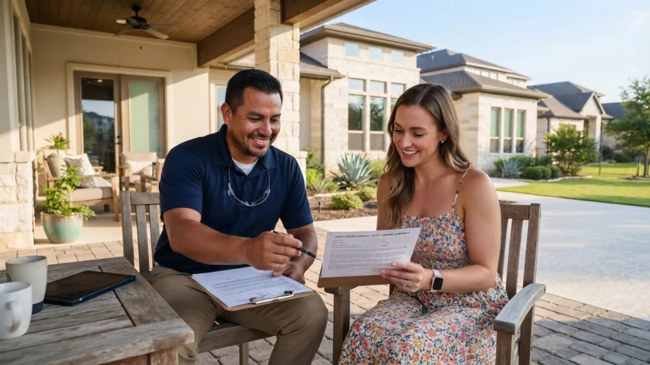 Concrete driveway contract terms San Antonio homeowner protection
