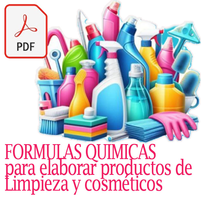 Fórmulas químicas de aseo belleza hogar industriales cosméticos en Pdf