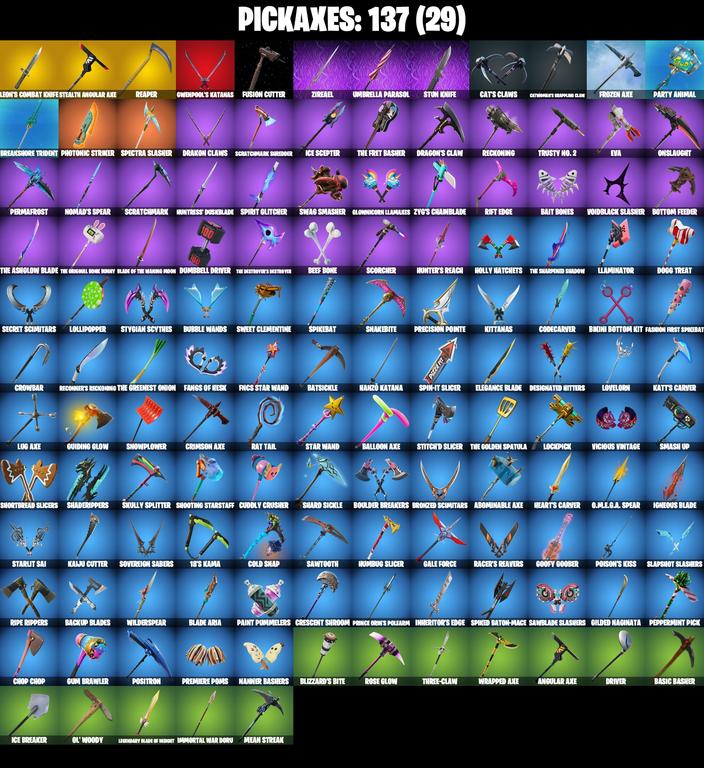 pickaxes comp