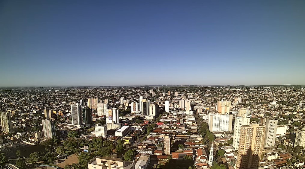 Campo Grande nesta manhã de quinta-feira