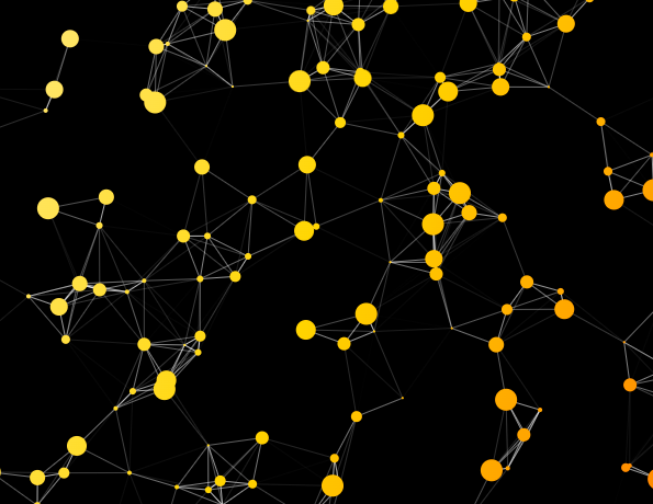 Interactive Particle System canvas