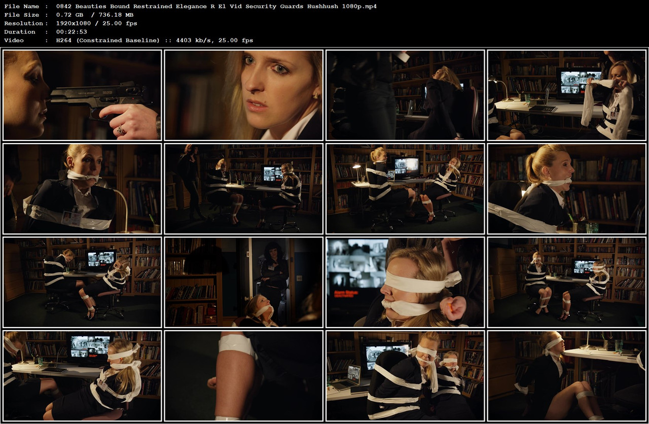 0842 Beauties Bound Restrained Elegance R El Vid Security Guards Hushhush 1080p mp4