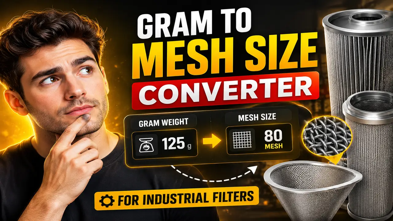 Gram To Mesh Size Converter
