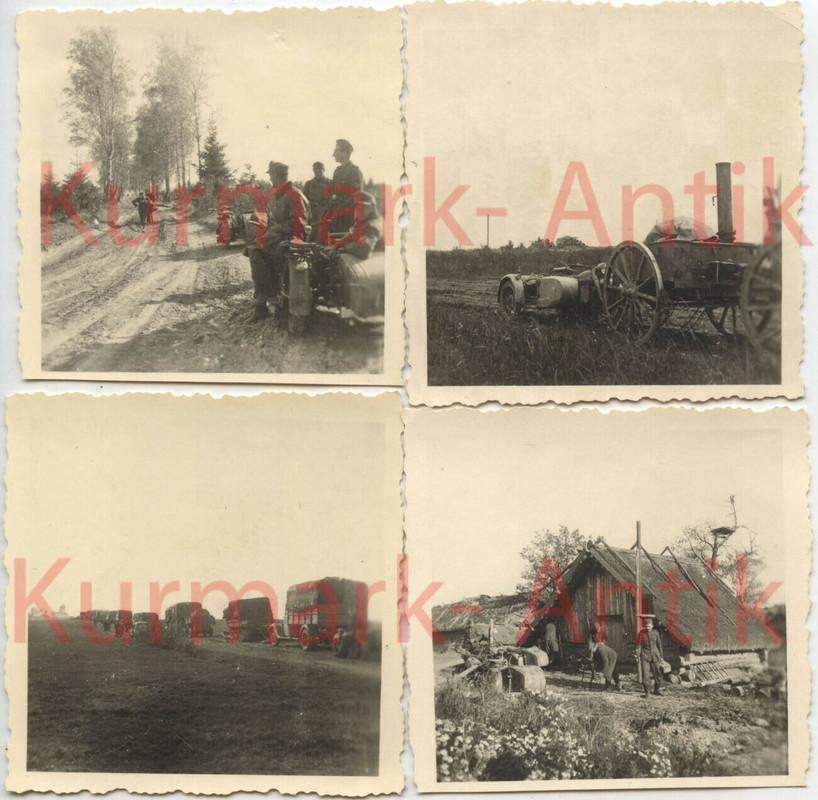 Fotos Wehrmacht Russland Front Motorrad Krad Technik Zündapp BMW combat