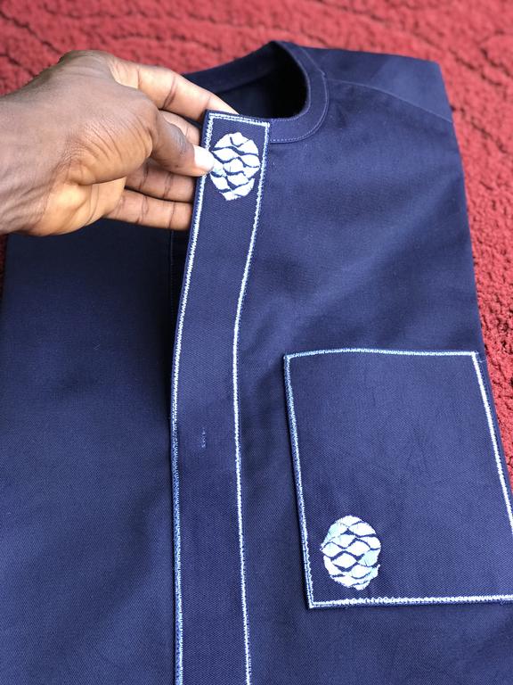 Elegant Kaftan design by FAWLUX Lagos Nigeria