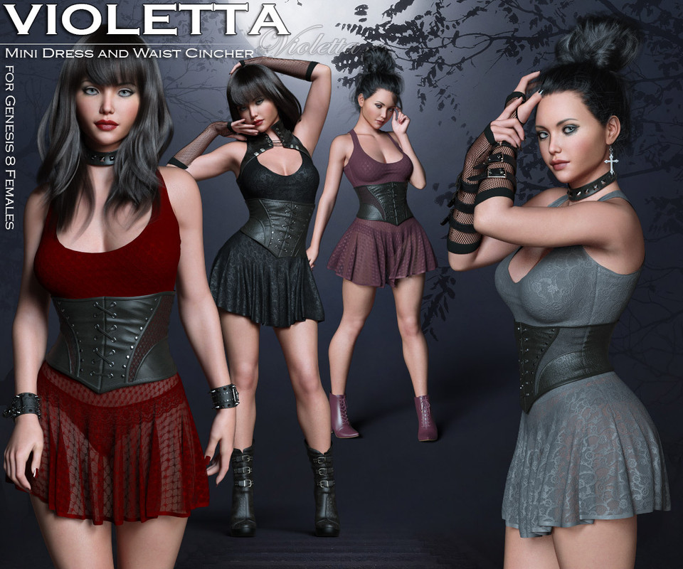 Violetta for Genesis 8 Female Violetta for Genesis 8 Female