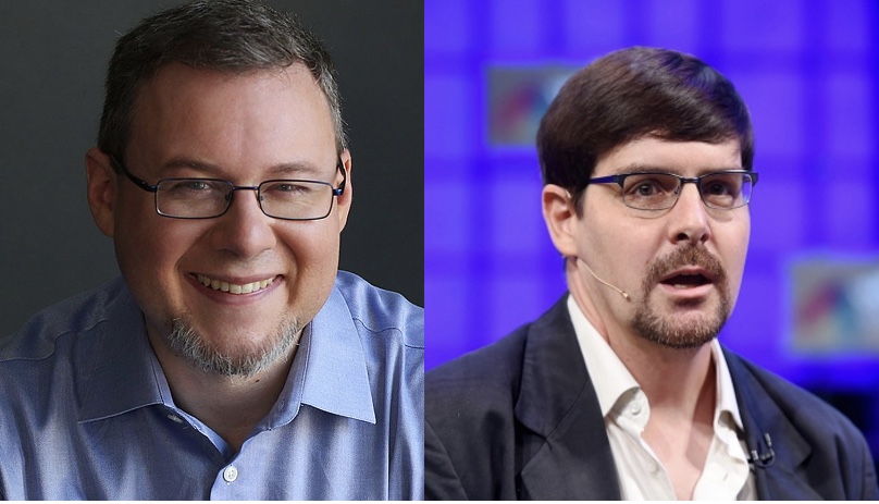 Gavin Andresen and Jeff Garzik, early Bitcoin contributors