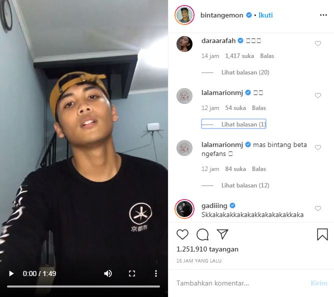 Marion Jola ungkap ngefans dengan Bintang Emon