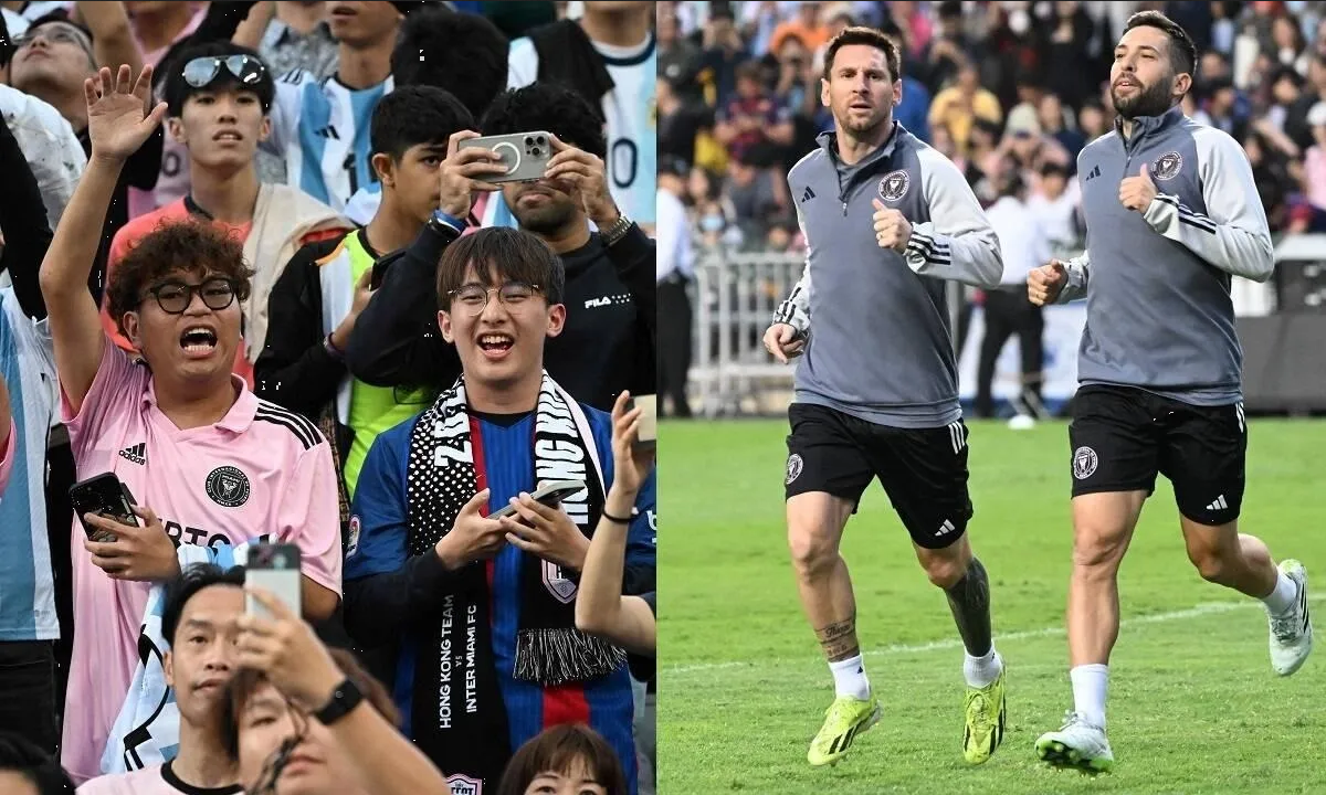 ¡Fans de Hong Kong abuchean a Messi por no jugar y exigen reembolso! (VIDEO)