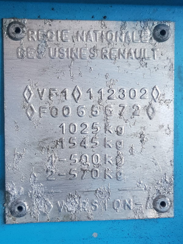 Identification R4 plaque rectangulaire