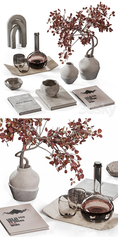 98 Decorative Set with branches