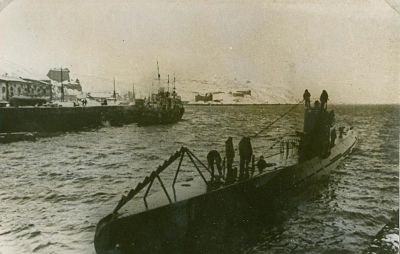 С-56 прибытие в Полярный, 8 марта 1943г.