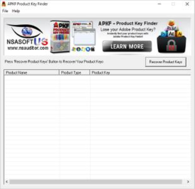APKF Adobe Product Key Finder 2.5.6.0 + Portable