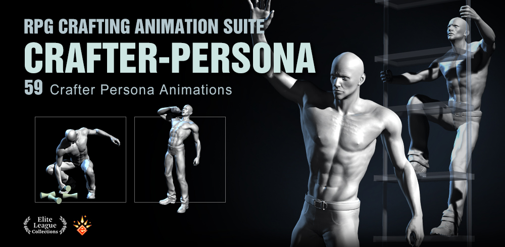 RPG Crafting Animation Suite Crafter-Persona