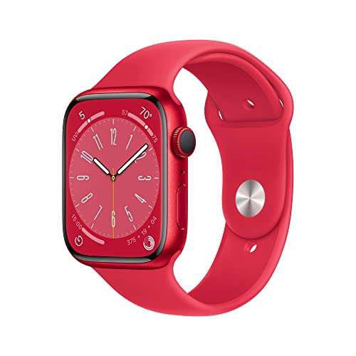 Amazon: Apple - Watch Series 8 (GPS, 45mm) - ROJO - Reacondicionado EXCELENTE 
