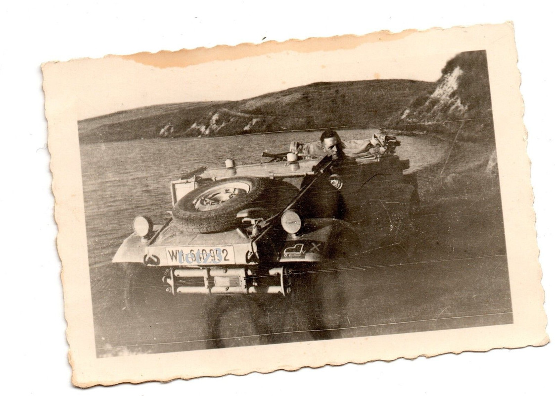 Ostpreußen Rückzug 44 SDkfz PKW VW Kübel Kennung Emblem Soldat1