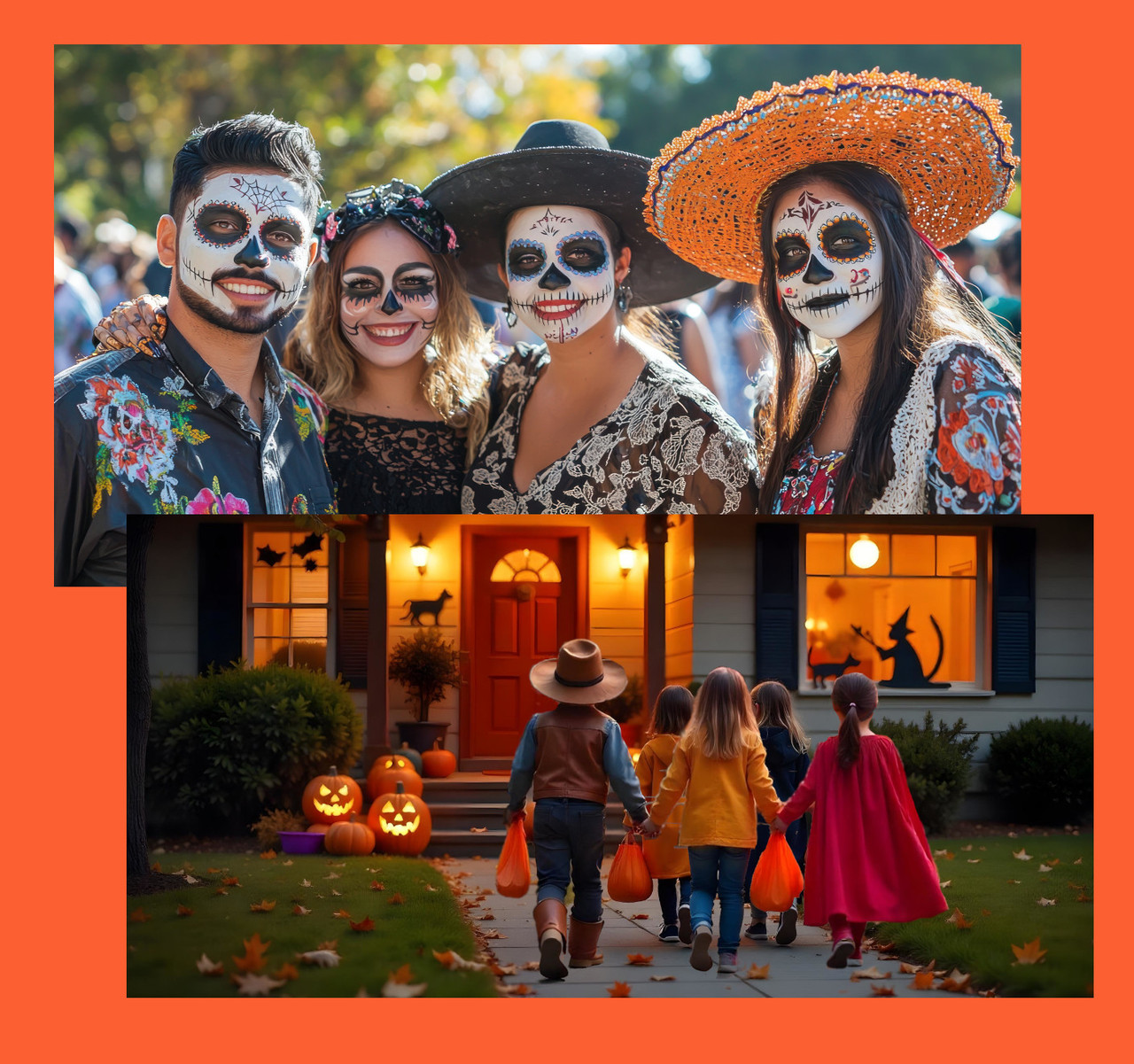 Halloween and Día de los Muertos celebration