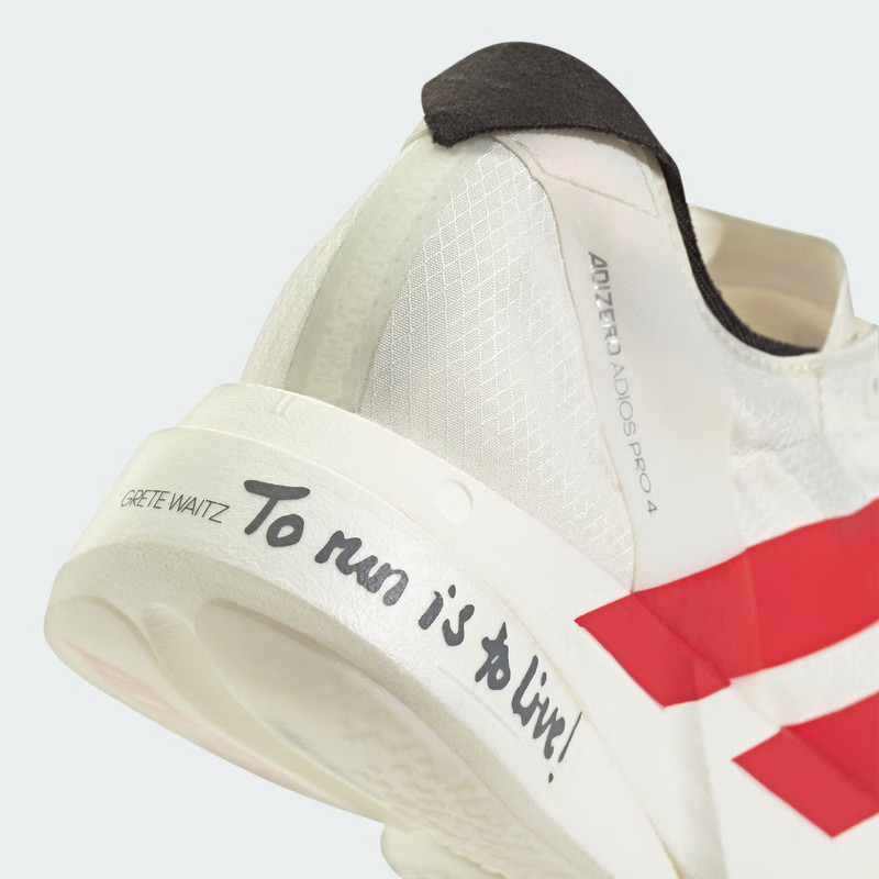 grete waitz adidas adizero adios pro 4 to run is to live jr6350