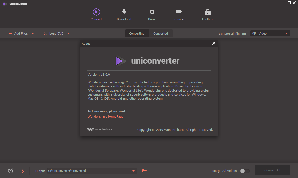 Wondershare UniConverter 11.2.0.228 | Katılımsız