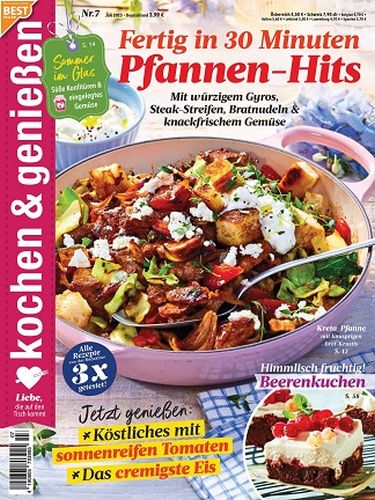 Kochen und genießen Magazin No 07 Juli 2023
