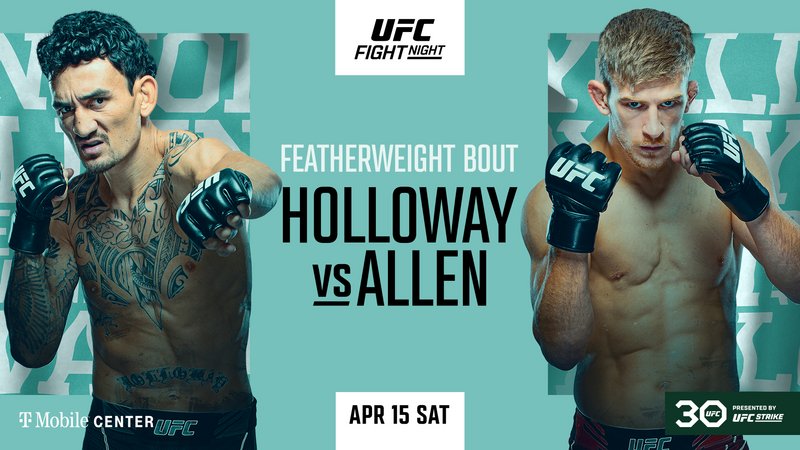 Пуснаха постера за UFC on ESPN: Холоуей - Алън