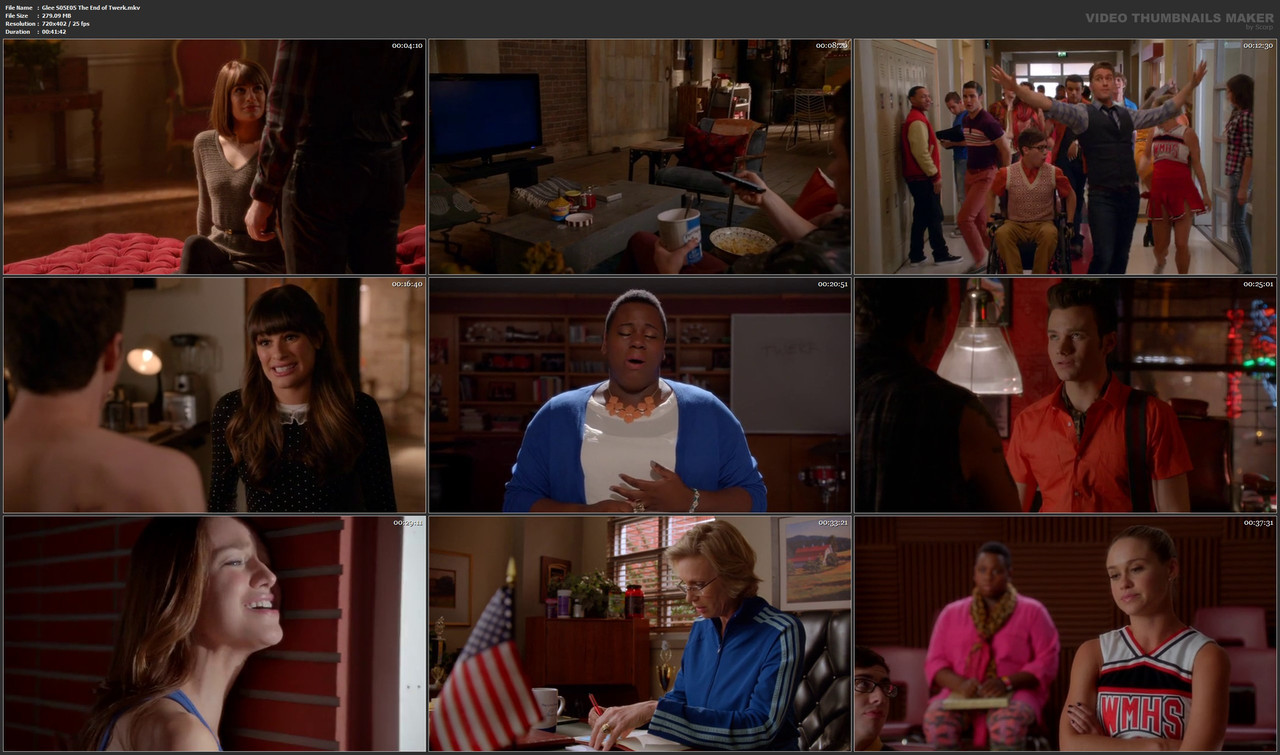 Glee S05E05 The End of Twerk.mkv