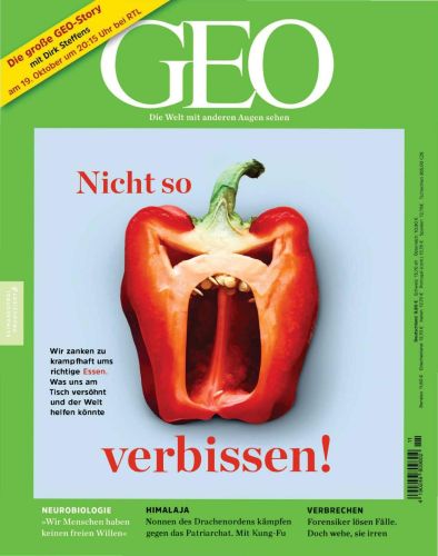 Cover: Geo Die Welt mit anderen Augen sehen Magazin No 11 November 2023
