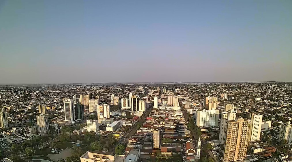 Campo Grande nesta manhã de terça-feira