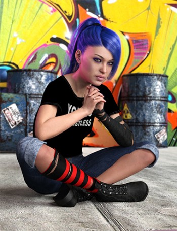 z young and restless poses for teen raven 8 00 thumb daz3d