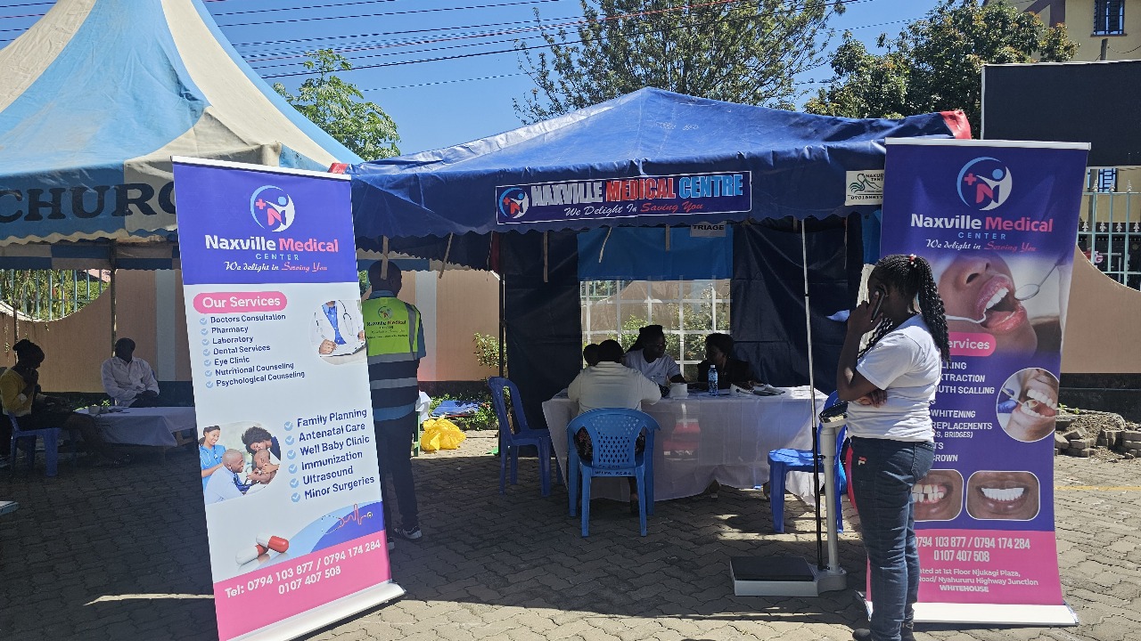 A community health outreach event.