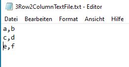 3Row2ColumnTextFile