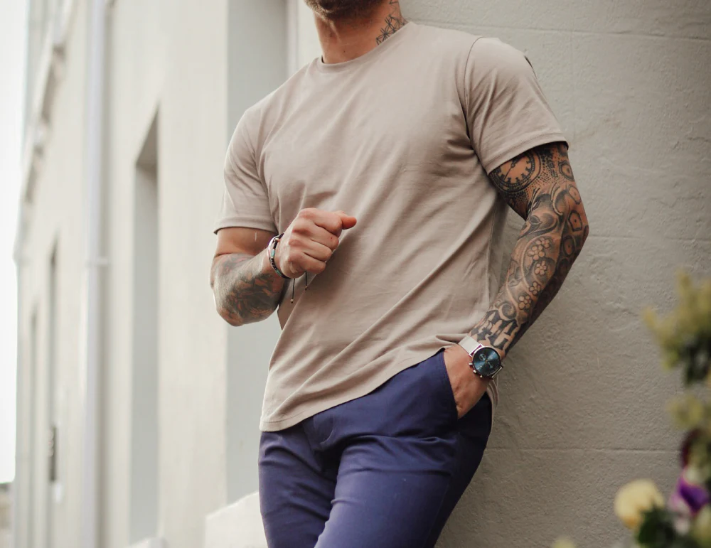 athletic body shape clothing mens