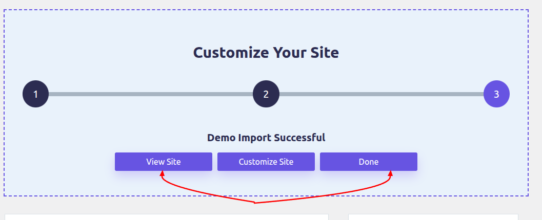 demo button