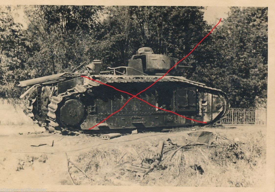Foto Französischer Panzer tank 18 To.8,8 Flakbes