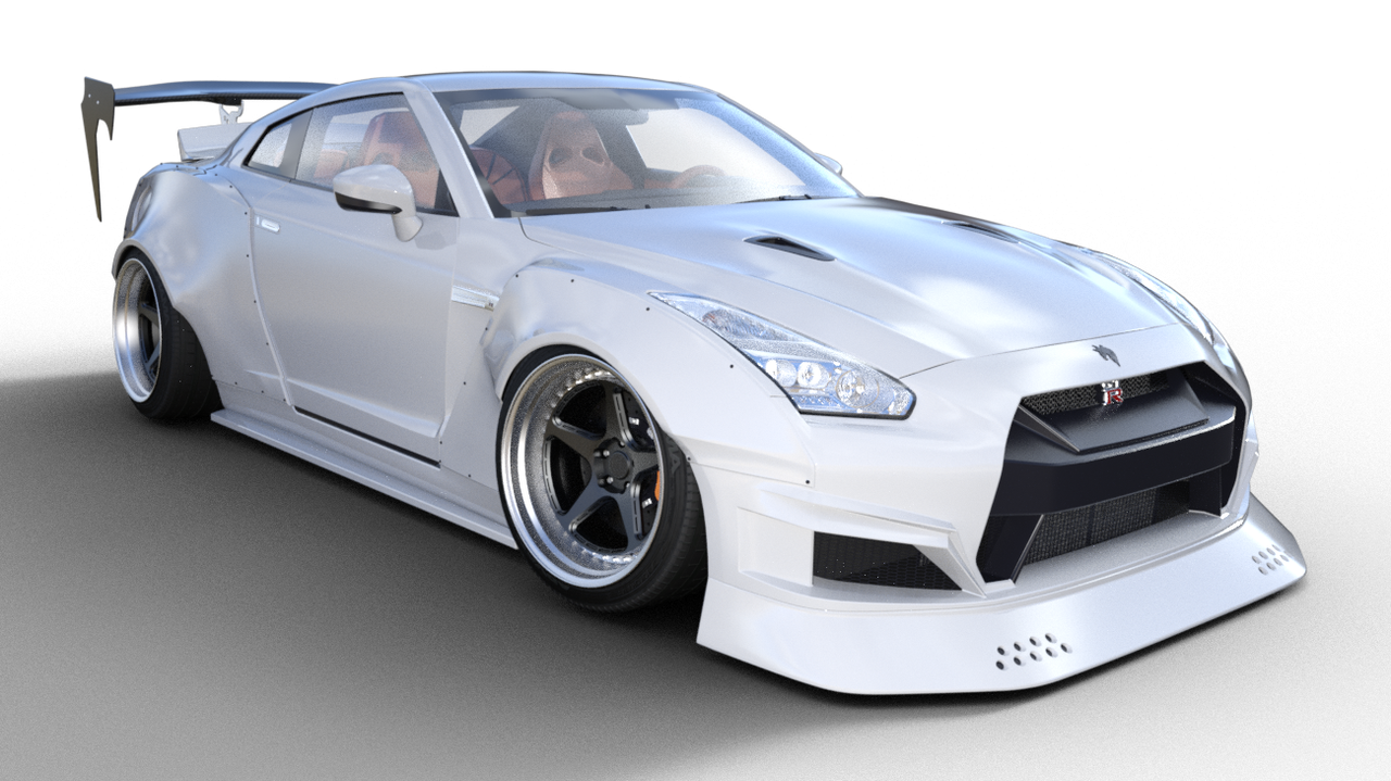 KRC Japan Nissan GTR 35 For Daz 3D