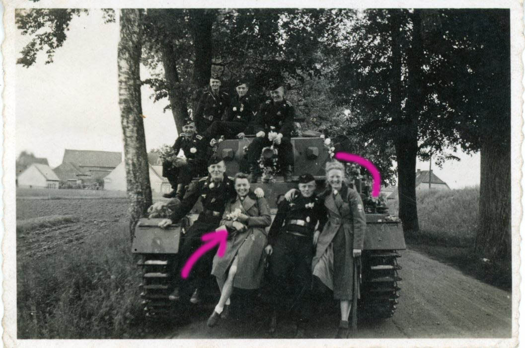 Panzer Tank wrapper mit RADW Mädel Girls Frau be